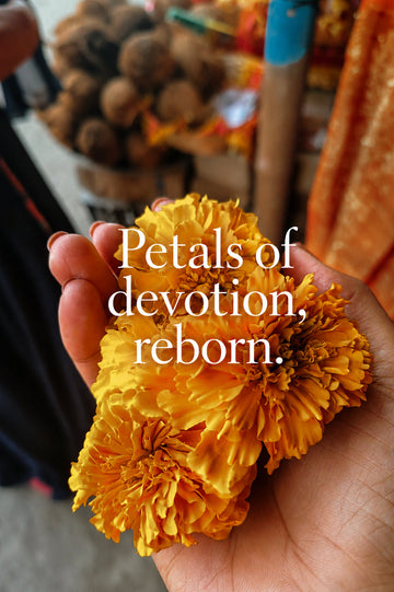 Eco-Print Temple Flowers: Second Breath of Nirmalya adamleaves