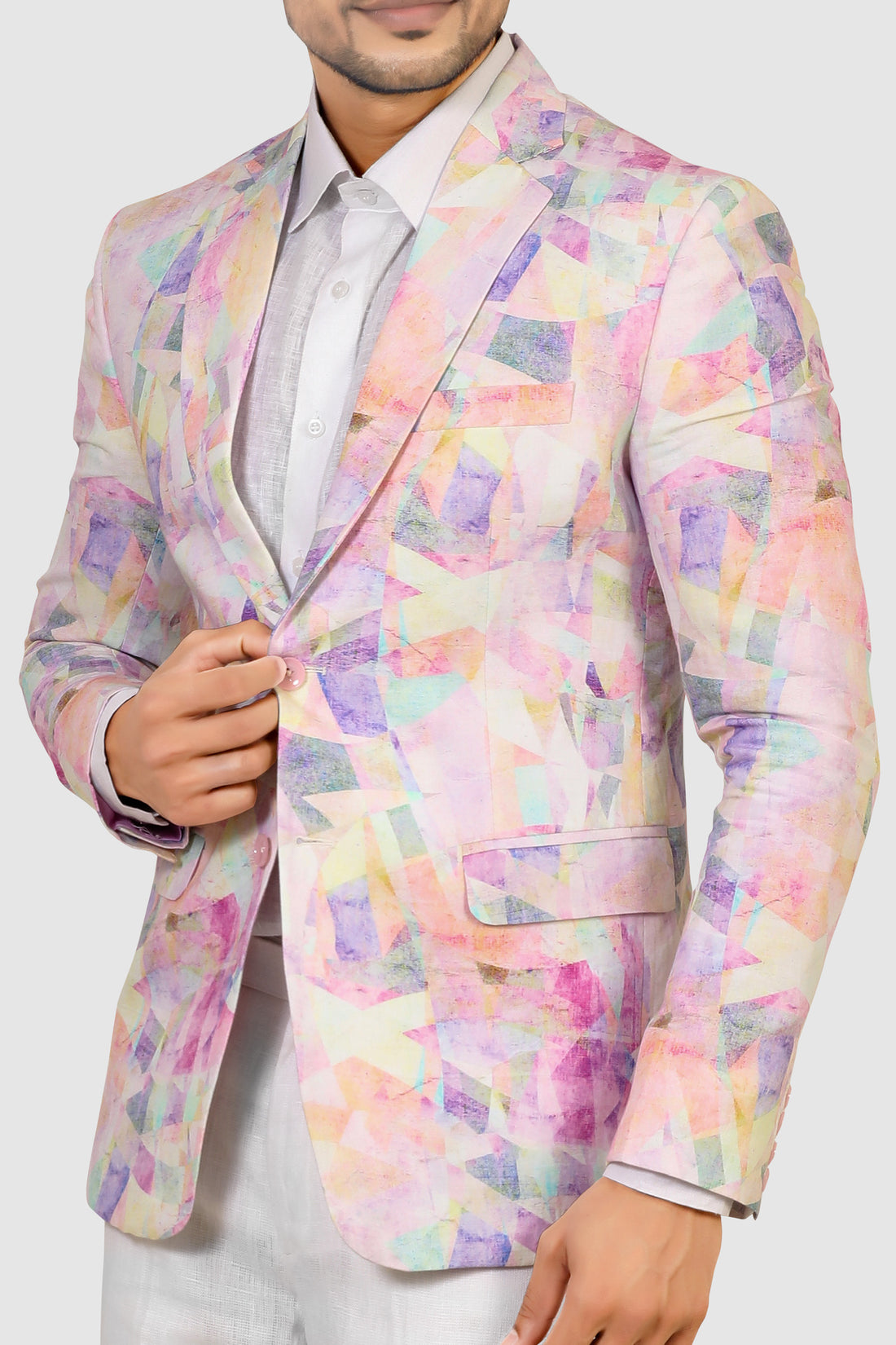 Theo- Hamp printed blazer
