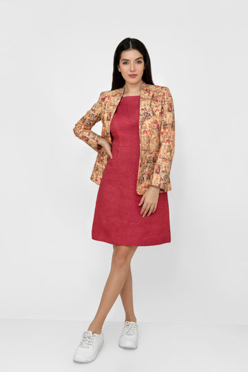Muzi- Women's Linen Blazer