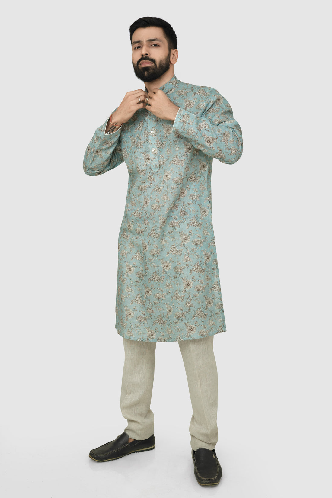 Arya- men's Linen Kurta