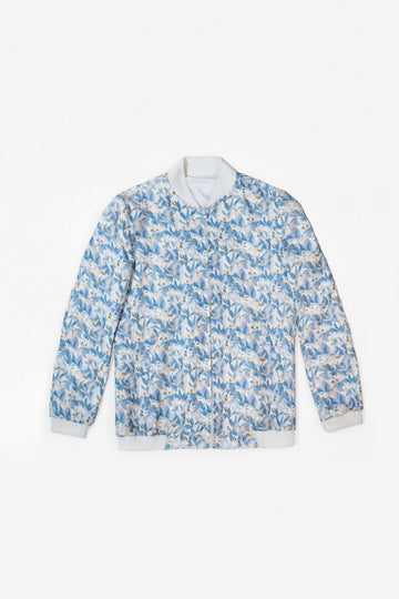 Feba- Women's Linen Bomber jacket