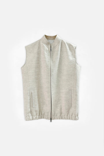 Nico- Uni-sex  linen vest