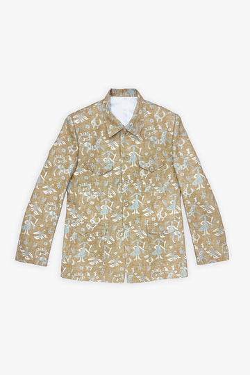 Aspen - Men's hemp printed jacket