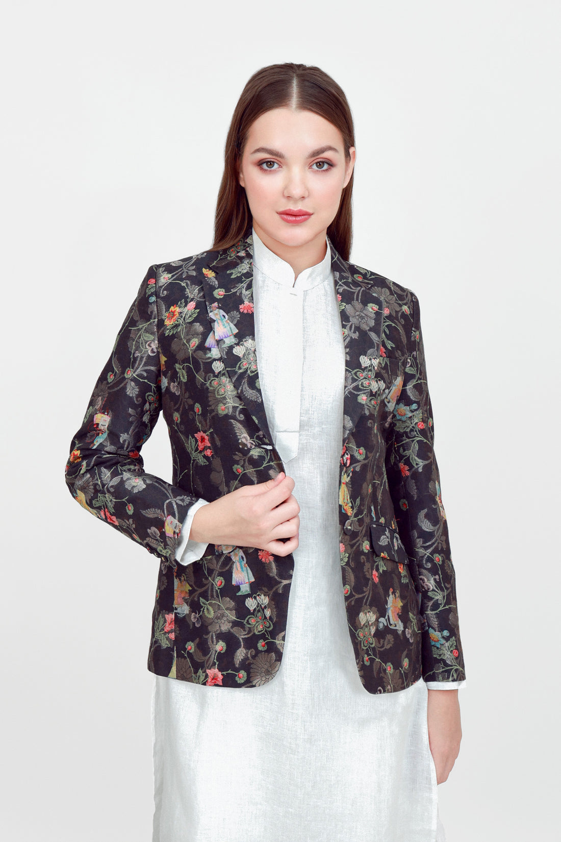 Ash- Women's Silk Blazer