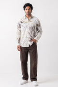 Neel-Cotton Eco-printed Shirt adamleaves