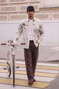 Neel-Cotton Eco-printed Shirt adamleaves