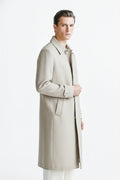 Oryn - Men's Linen Trench Coat adamleaves