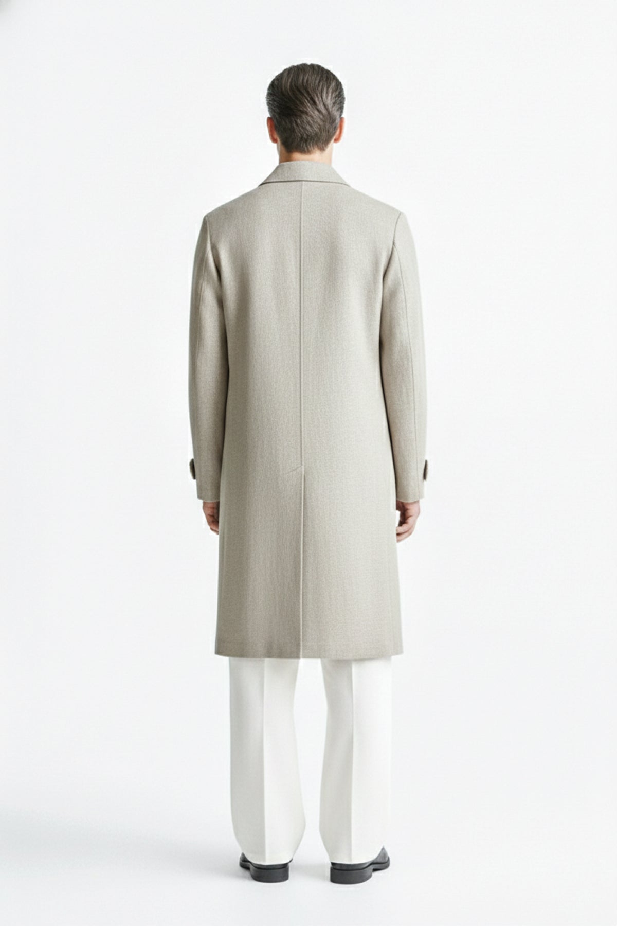 Oryn - Men's Linen Trench Coat adamleaves