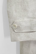Oryn - Men's Linen Trench Coat adamleaves