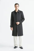 Oryn - Men's Linen Trench Coat adamleaves