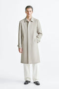 Oryn - Men's Linen Trench Coat adamleaves