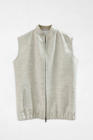 Nico- Uni-sex  linen vest