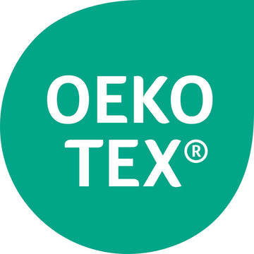 OEKO-TEX logo on a green background