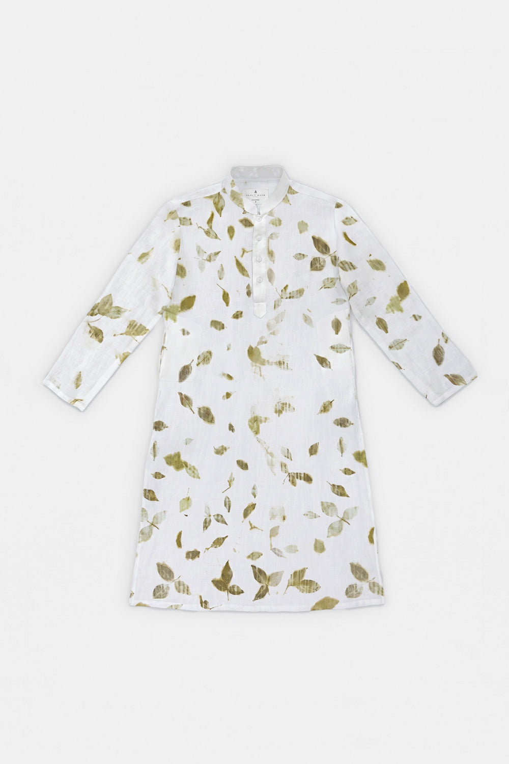 Tridal Hemp Eco-Printed Kurta adamleaves